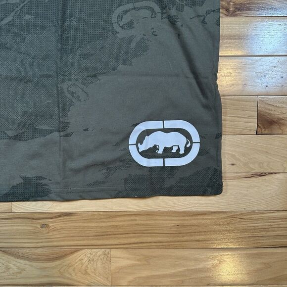 NWT Ecko Unltd Men's T-Shirt Olive with Grey & Camo design Graphic T-Shirt 3XL - Picture 2 of 7